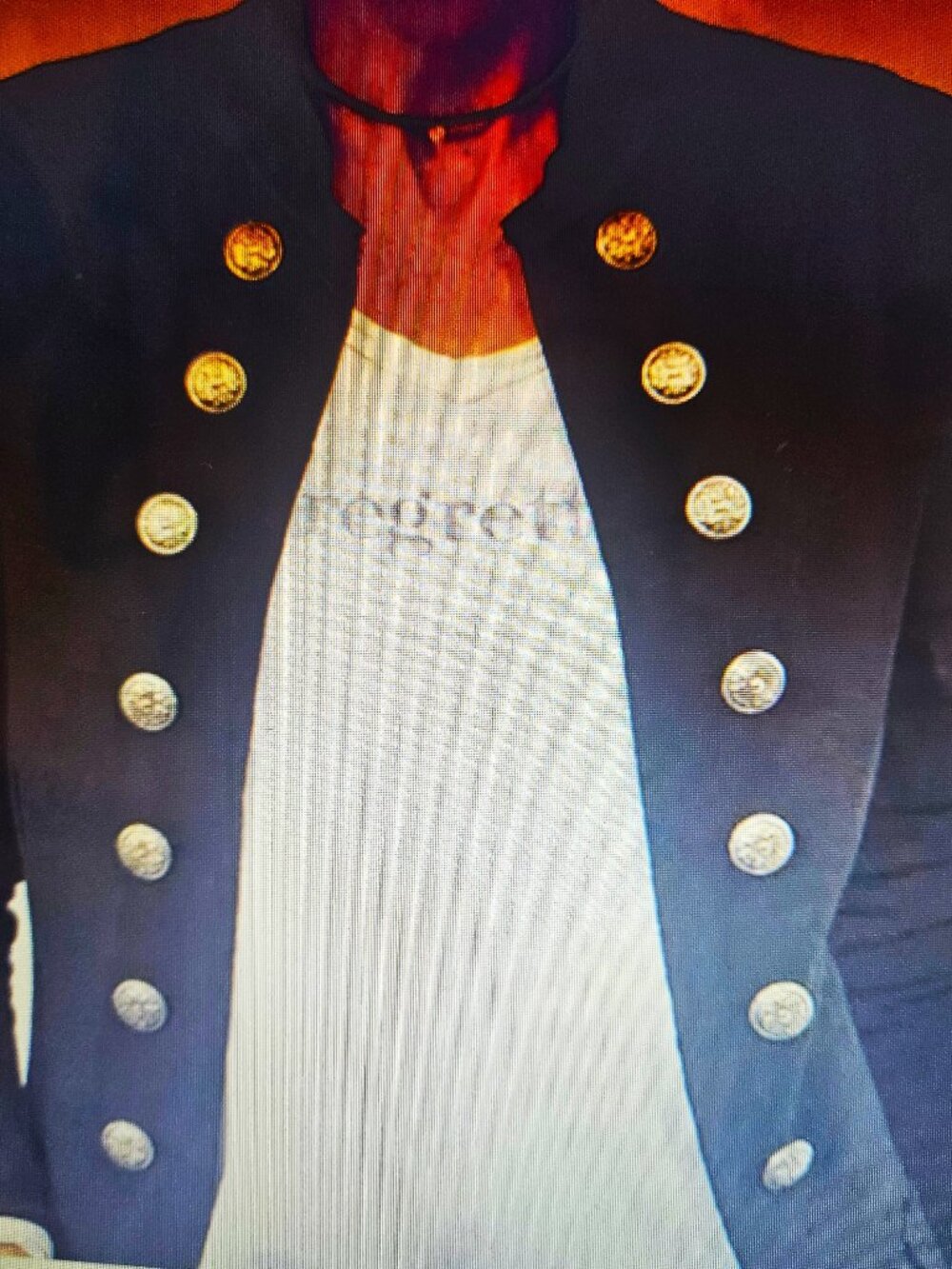 Military-Inspired Stretchy Polyester Blazer, Stand-Up Collar, Open-Front